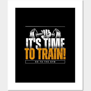 TIME TO TRAIN Posters and Art